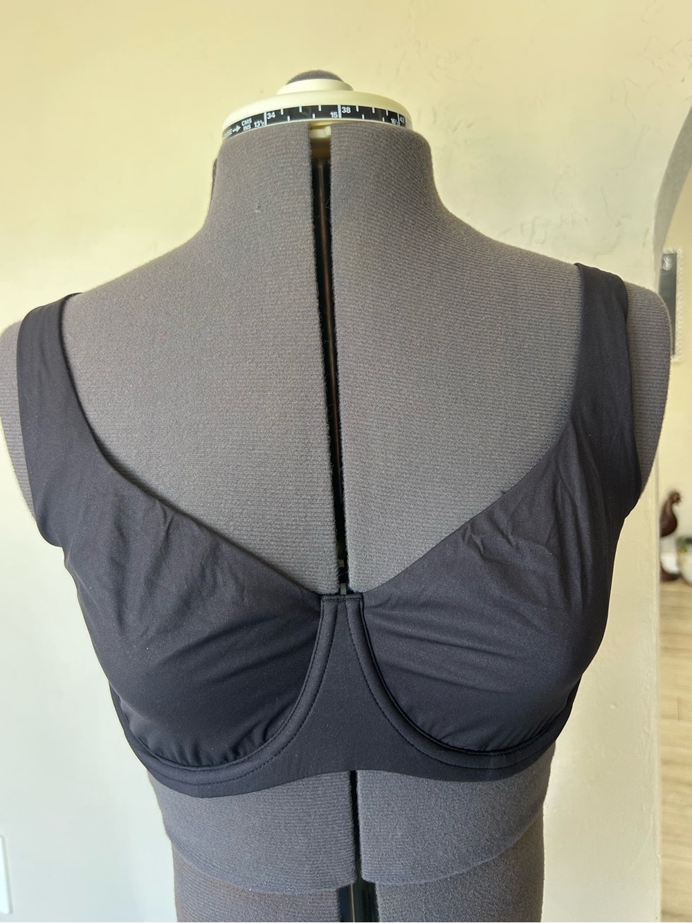 DOBREVA Balconette Underwire Bra Black 36DD Hook & Eye MPN F207 (1979)